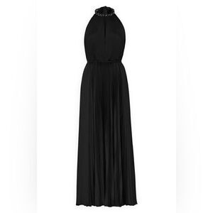 MILLY
Kora Pleated Chain Neck Dress